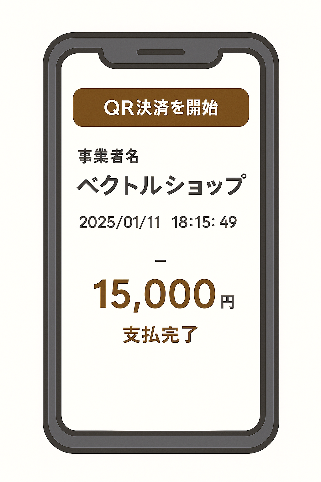 支払完了画面を表示