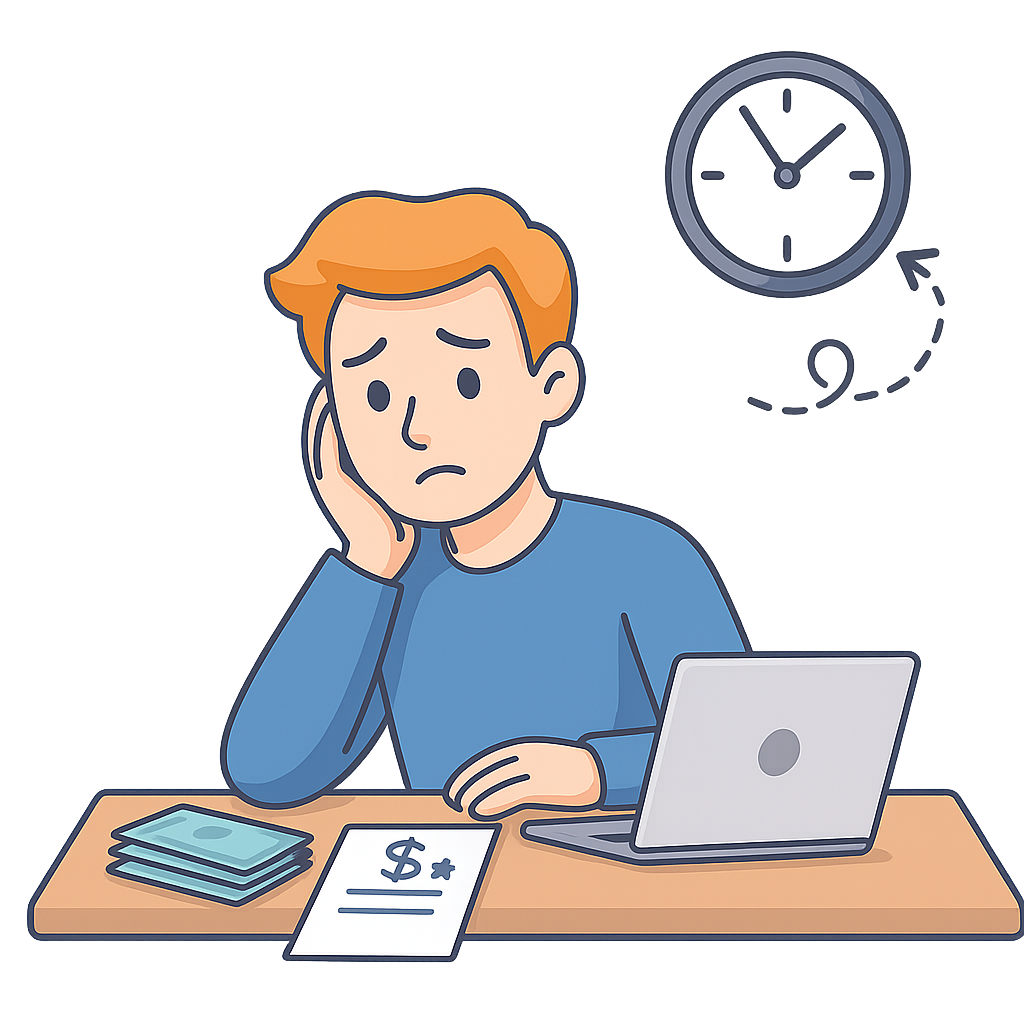 入金までのタイムラグで資金繰りが不安