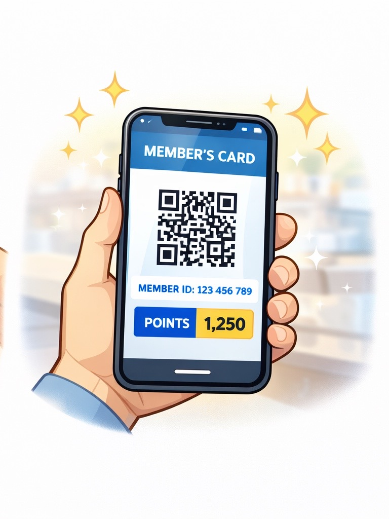 デジタル会員証の利用イメージ